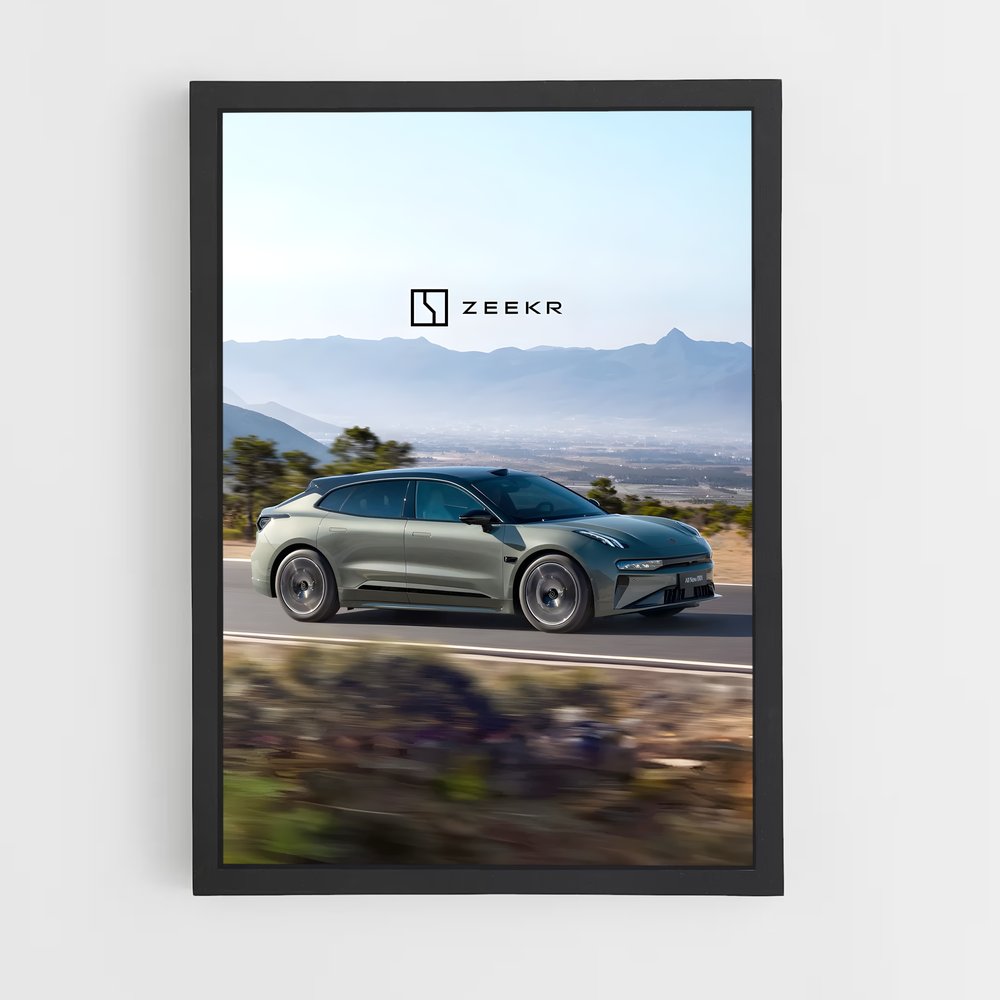 Poster Jaguar I-Pacer – affiche Geely (vue 2)